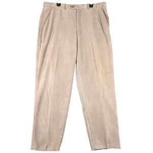 Balmain Paris Pleated Dress Pants Rayon Blend Trousers Khakis Slacks 40x32 Mens